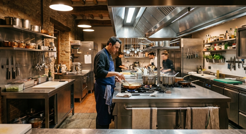 Professional stainless steel kitchens: features and benefits