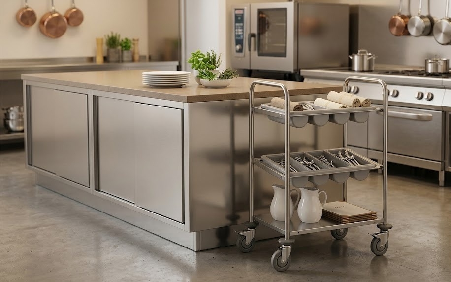 Food trolleys for faster and more practical service