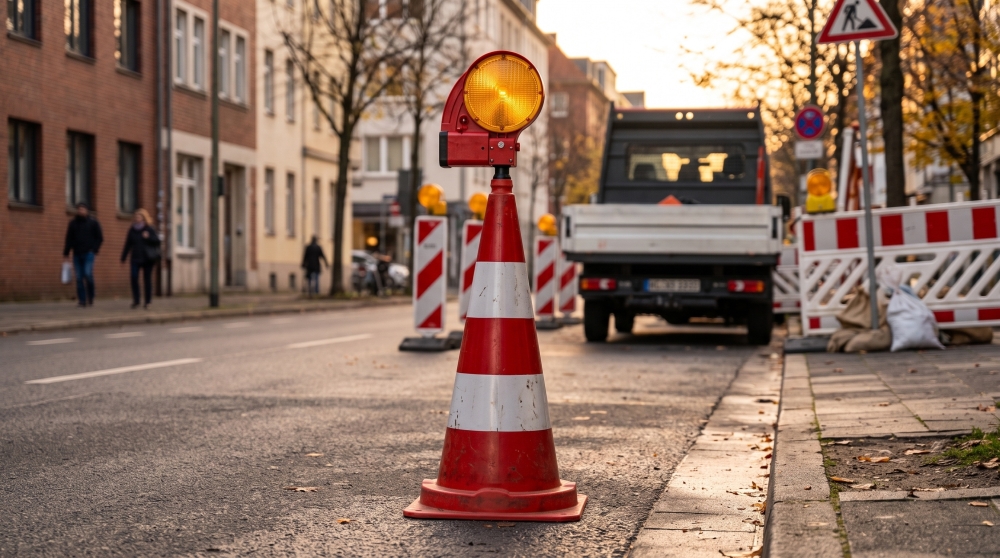 Construction site traffic cones: how to choose height, material, and visibility