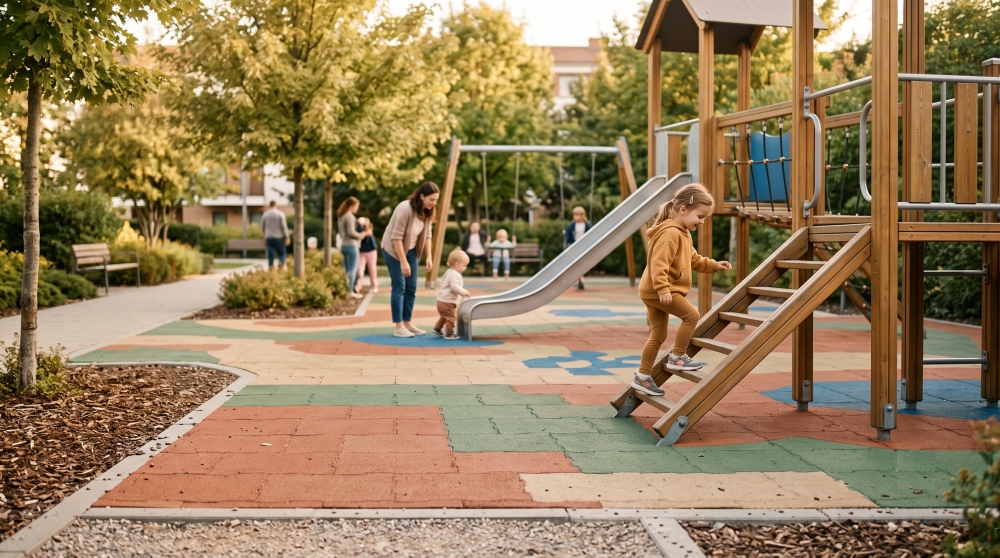 Shock-absorbent playground flooring: which one to choose?