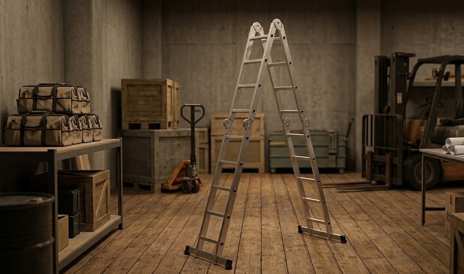 Telescopic ladders for industrial use: key features