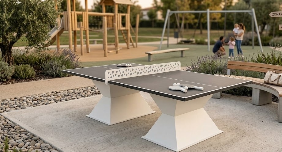 Concrete ping pong tables: advantages for parks and public areas