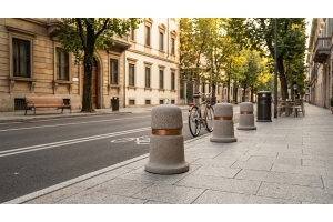 Bollards for street furniture: fixed, removable, flexible and anti-parking