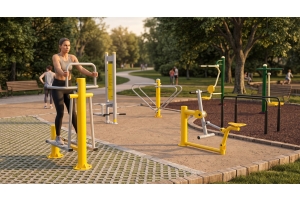 Outdoor fitness area: how to design a complete space