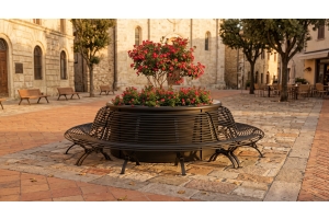 Street furniture planters for historic centers, squares, and pedestrian walkways: technical selection criteria