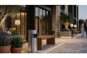 Outdoor ashtrays for bars and restaurants: how to keep your outdoor areas clean