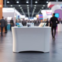 Promotional counters for trade fairs and events