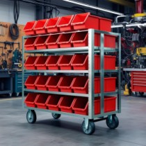 Small parts storage trolleys
