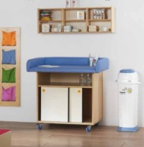 Nursery changing unit
