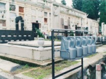 Watering Can Holders for Cemeteries