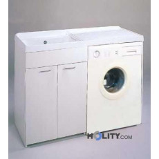 Wash basin with basin for washing machine h15620 methacrylate