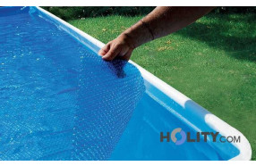 Isothermal floating cover for round pool diameter 4,50 m