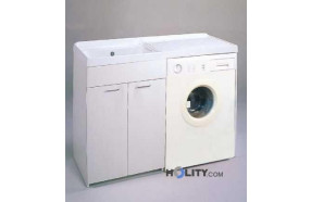 Wash basin with basin for washing machine h15620 methacrylate