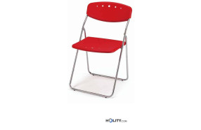 sedia-pieghevole-con-telaio-cromato-h15956