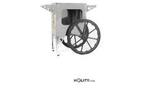 Cart for popcorn machine