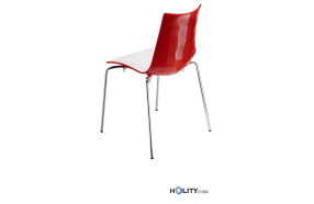 sedia-in-polimero-h7414-bianco-rosso