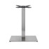 Table base with square column h74217 satin stainless steel