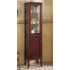 classic bathroom column in wood with glass door h11304