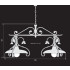 Pendant chandelier wrought iron h16836 technical dimensions