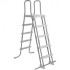 Steel Ladder for above ground pools with safety locks h17417 safety locks