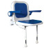 Padded seat with backrest and armrests h13412