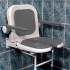 Padded seat in U form with backrest and armrests h13413