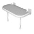 Rectangular padded bath seat without backrest h13416