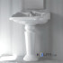 Classic washbasin with pedestal in ceramic  h11613