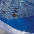 Isothermal floating cover for pool shaped of eight
