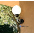 Wall lamp with opal polycarbonate reflector h16818