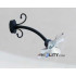 Wall lamp in wrought iron h16829
