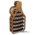 Design bottle rack in wood h12605