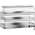 Heated Showcase in stainless steel 3-storey 85 cm h09100