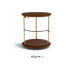 Showcase for cakes wooden 2-storey h16936