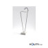 Design valet stand in marble and steel h9718