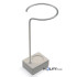 Design umbrella stand in steel with marble base h9746