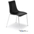 Upholstered chair with 4 legs with steel frame h74189