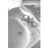 details classic washbasin with pedestal in ceramic  h11613