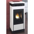 Pellet stove with ceramic coating h10125