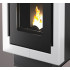 Ecological pellet stove with ceramic coating h10122 detail