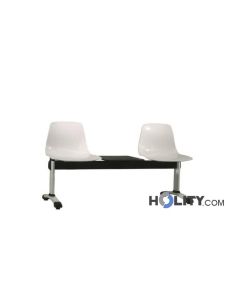 waiting-room-bench-with-side-table-h34405