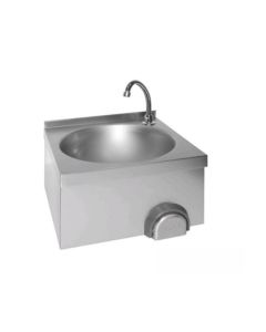 Lavamani da parete in acciaio inox h29411