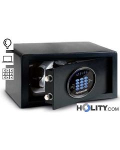Cassaforte per hotel elettronica con luce interna per pc h7644