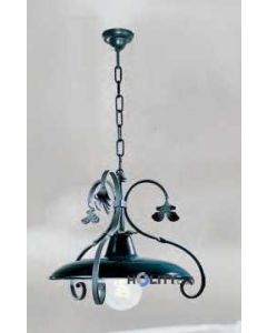 Lampada a sospensione in ferro battuto h16834