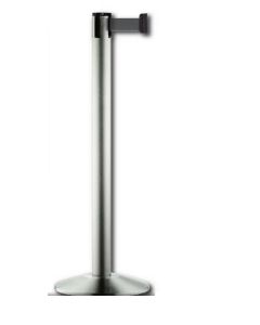 stainless-steel-queue-barrier-post-with-belt-h16211