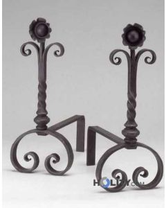 coppia-alari-in-ferro-battuto