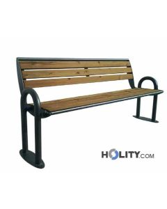 urban-furniture-bench-with-pine-slats-h10905