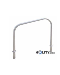 Bike rack in stainless steel h10918