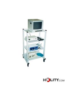 Electromedical trolley with 4 shelves h13_335