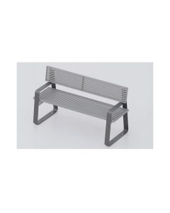 Metal bench for public spaces h140_566